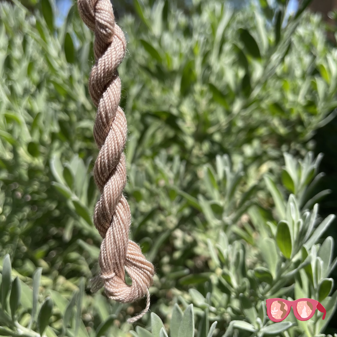 Pearl Silk Embroidery Thread - Naturally Dyed