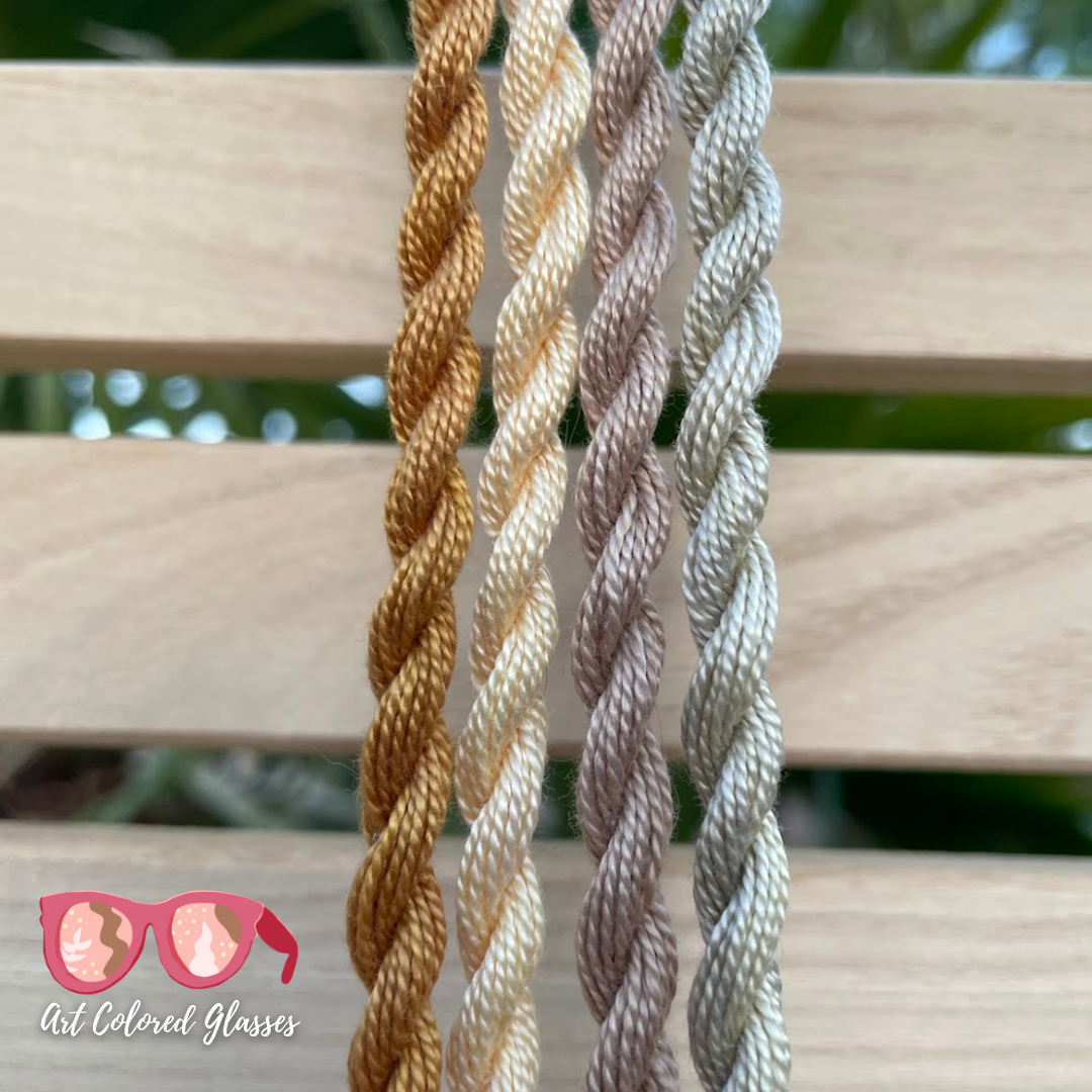 Palestinian Village Pearl Cotton Thread Set - Naturally Dyed