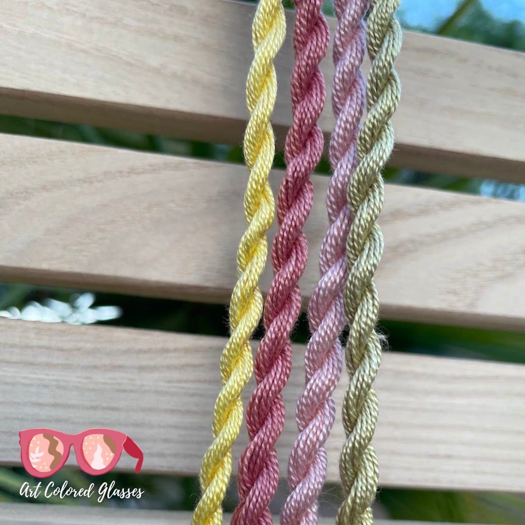 Palestinian Spring Pearl Cotton Thread Set - Naturally Dyed