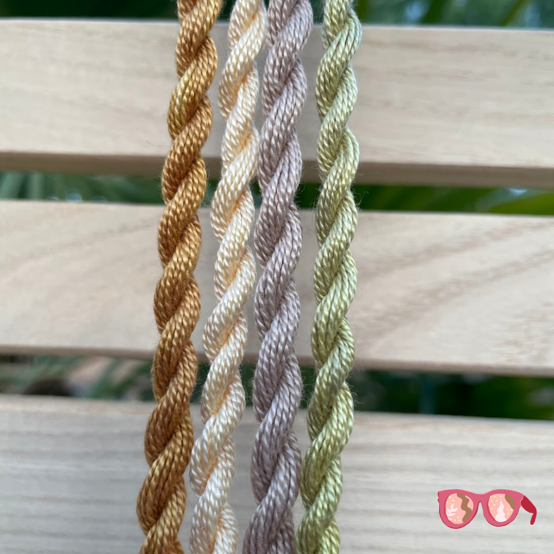 Palestinian Village Pearl Cotton Thread Set - Naturally Dyed