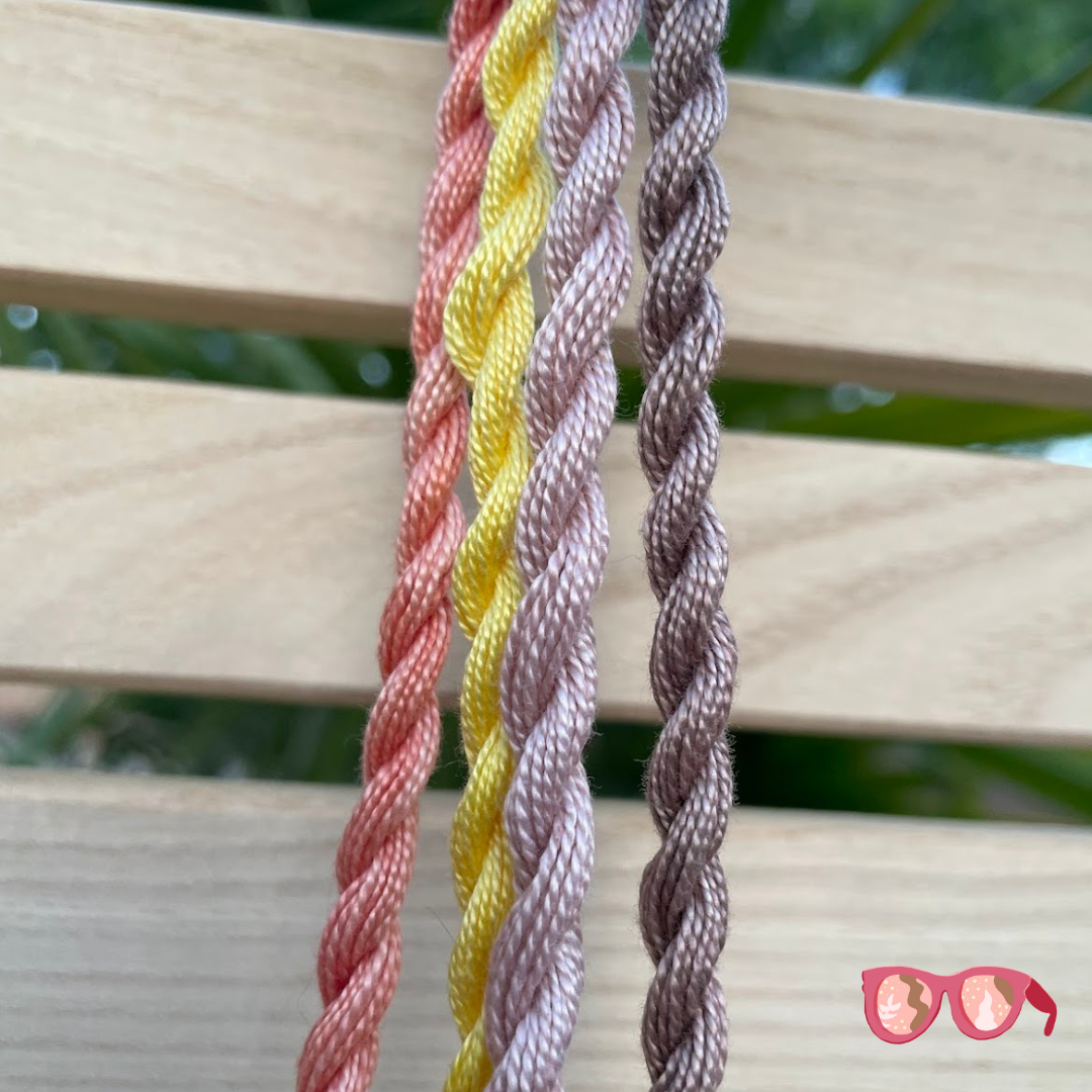 Palestinian Spring Pearl Cotton Thread Set - Naturally Dyed