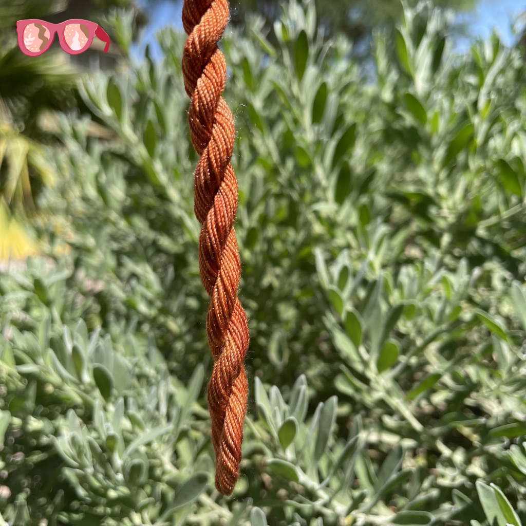 Pearl Silk Embroidery Thread - Naturally Dyed