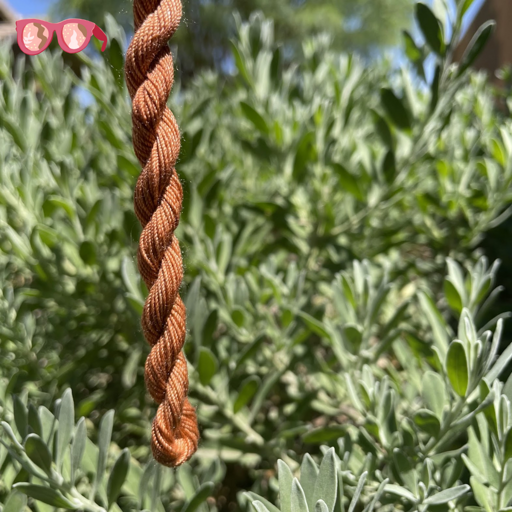 Pearl Silk Embroidery Thread - Naturally Dyed