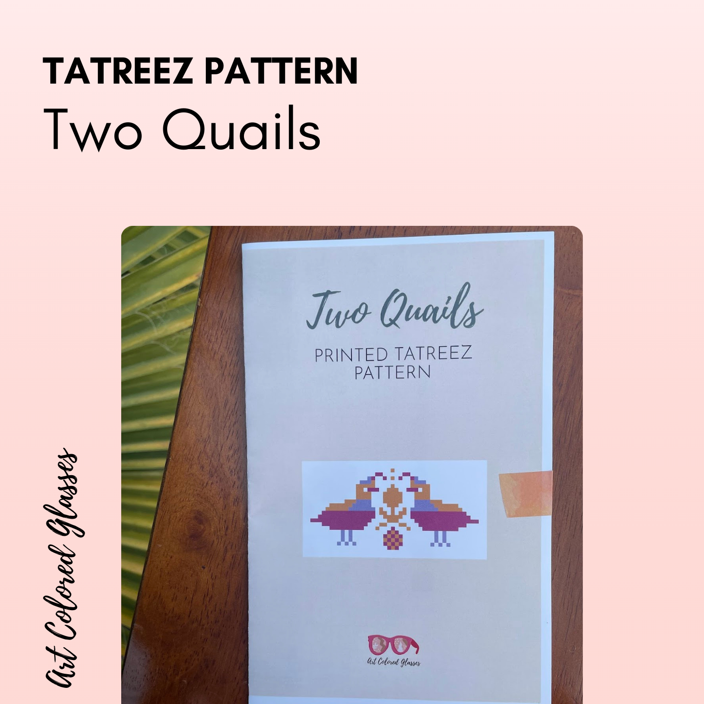 Two Quails Tatreez - Digital Pattern