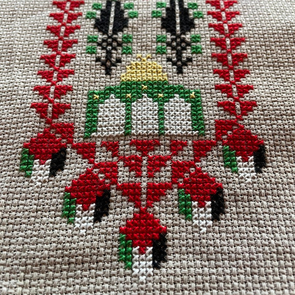 Intifada Mini Qabbeh - Paper Tatreez Pattern