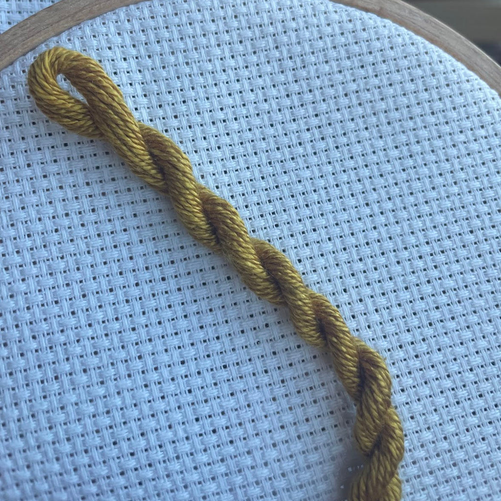 Spun Silk Embroidery Thread - Naturally Dyed