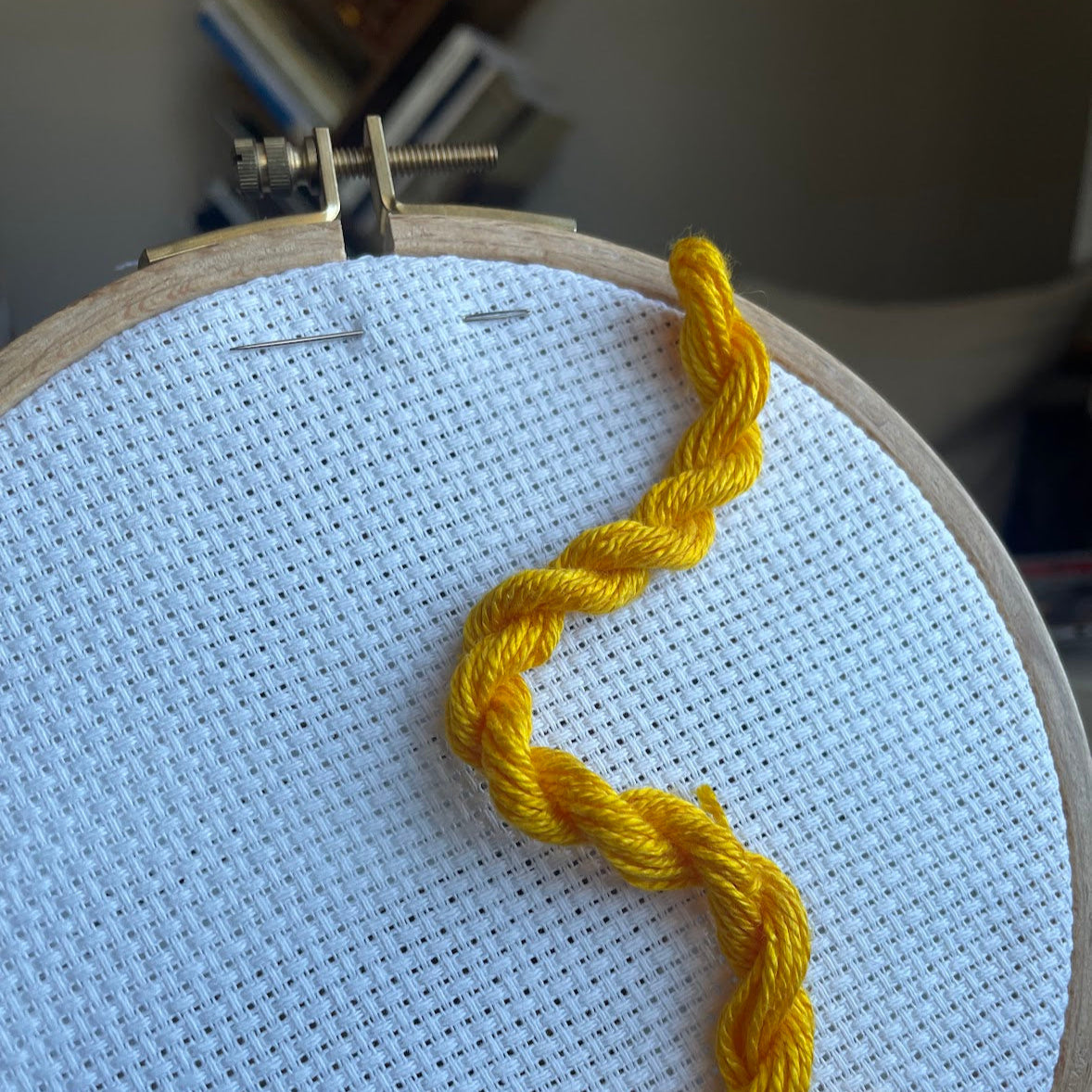 Spun Silk Embroidery Thread - Naturally Dyed