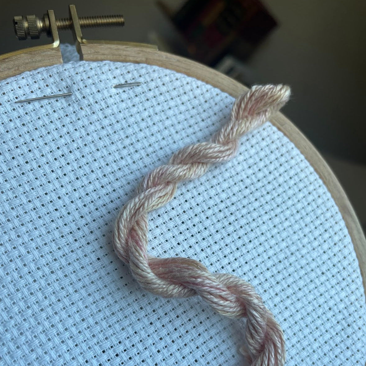 Spun Silk Embroidery Thread - Naturally Dyed