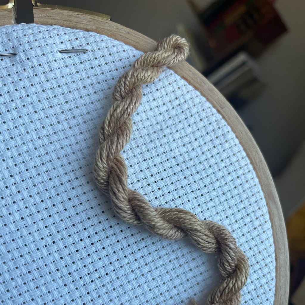 Spun Silk Embroidery Thread - Naturally Dyed