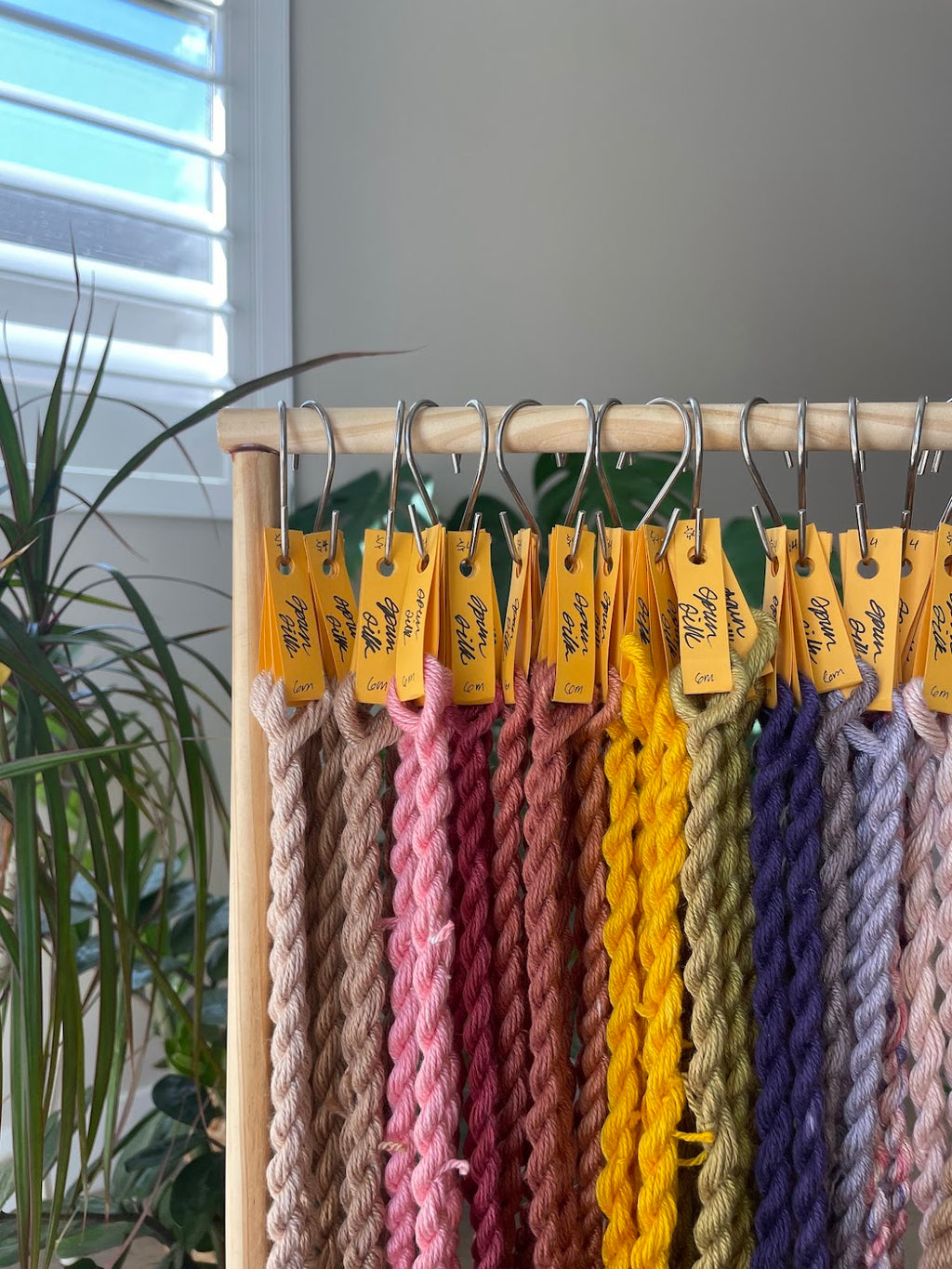 Spun Silk Embroidery Thread - Naturally Dyed