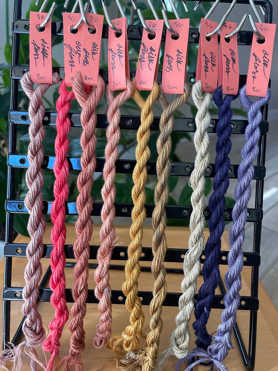 Stranded Silk Floss Embroidery Thread - Naturally Dyed