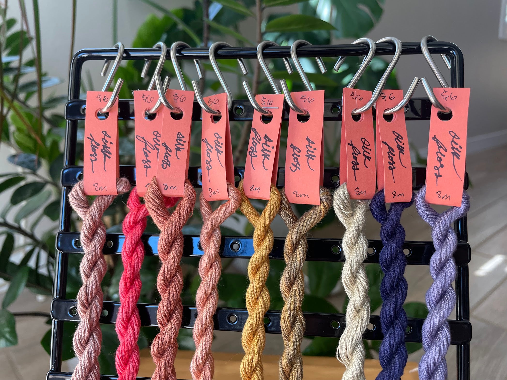 Stranded Silk Floss Embroidery Thread - Naturally Dyed