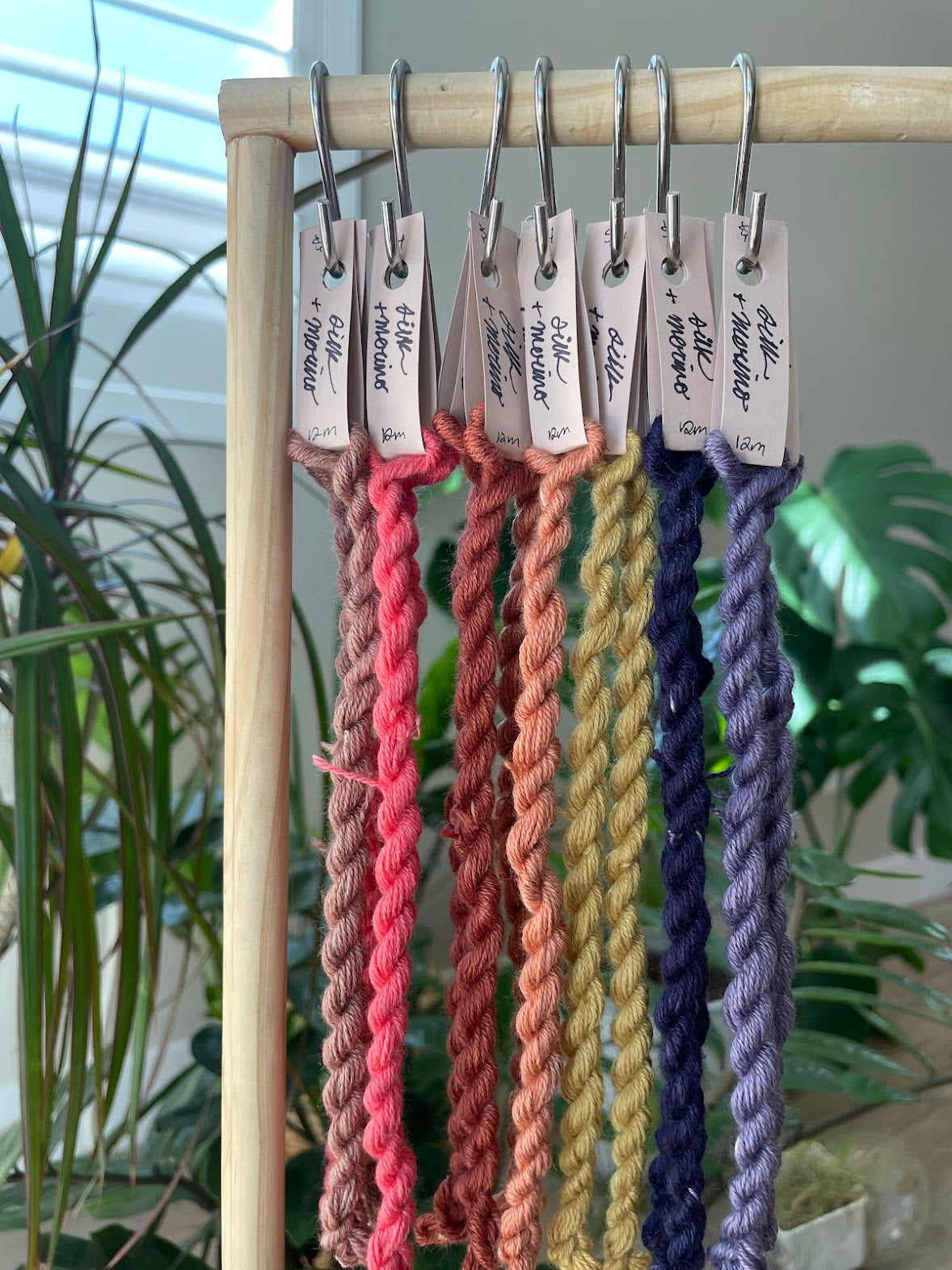 Merino + Silk Embroidery Thread - Naturally Dyed