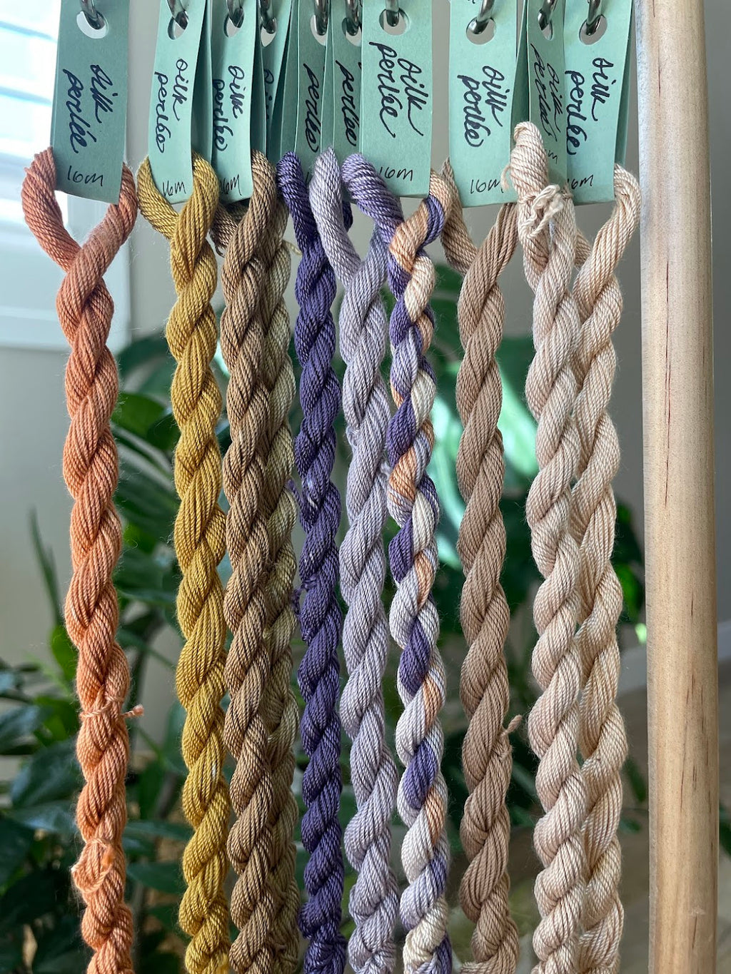 Pearl Silk Embroidery Thread - Naturally Dyed