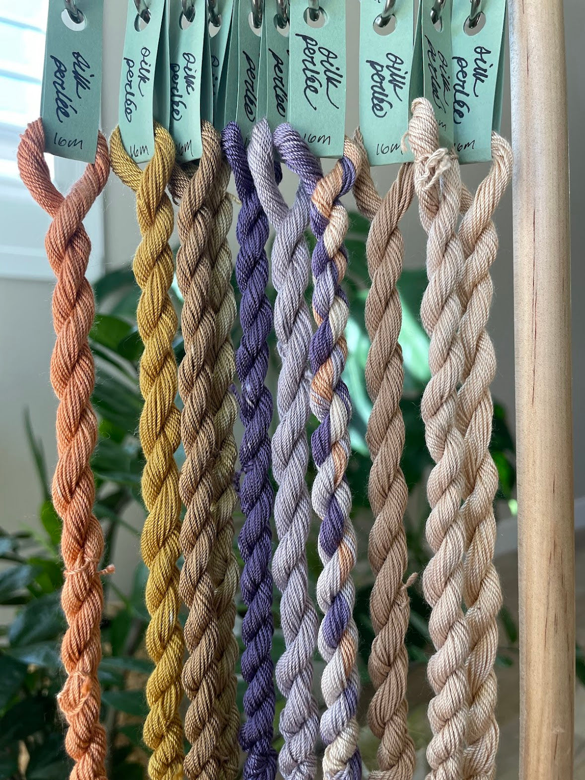 Pearl Silk Embroidery Thread - Naturally Dyed