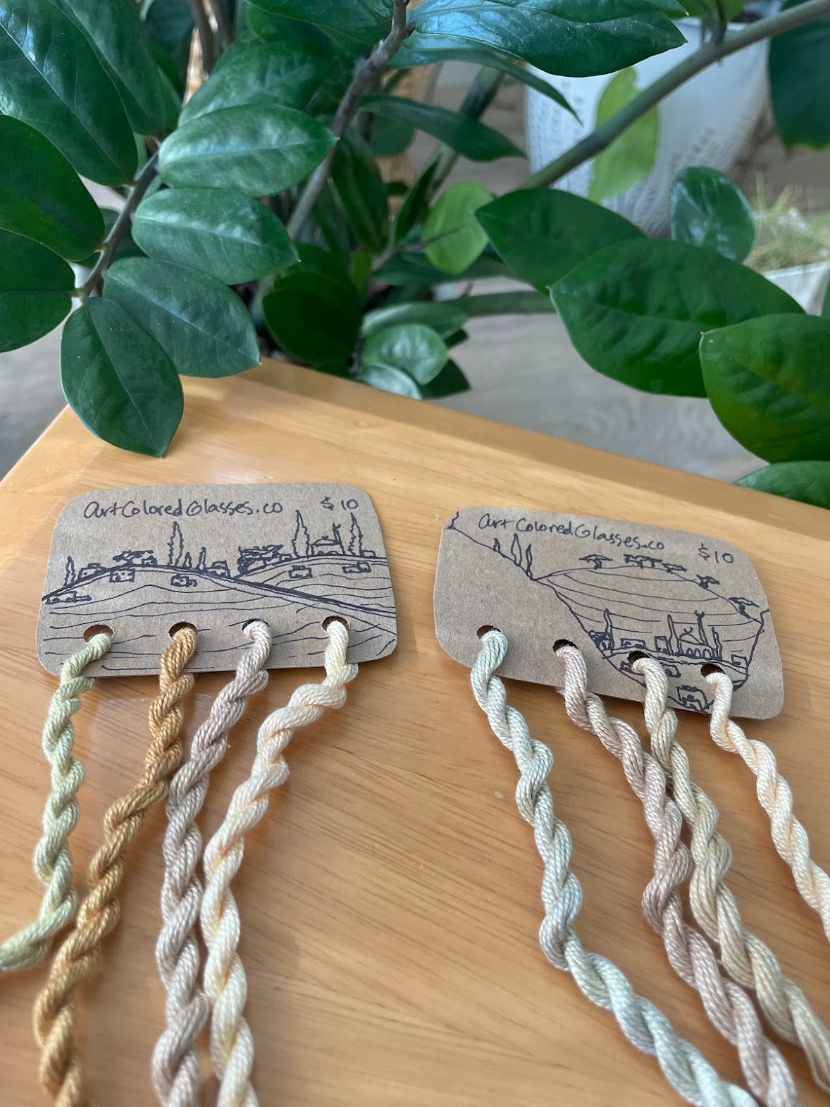 Palestinian Village Pearl Cotton Thread Set - Naturally Dyed