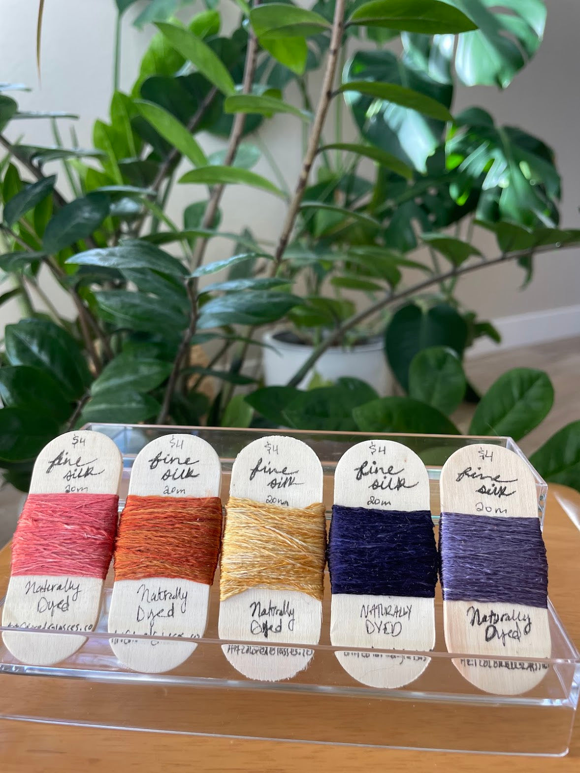 Fine Silk Embroidery Thread - Naturally Dyed