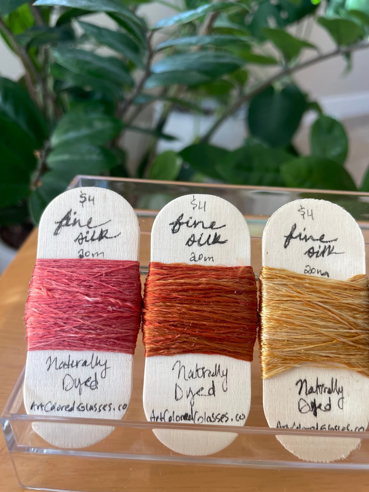 Fine Silk Embroidery Thread - Naturally Dyed