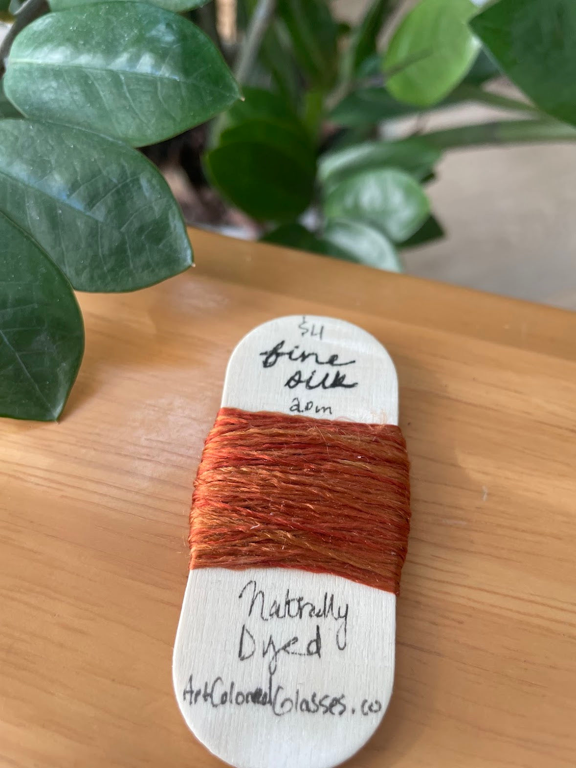 Fine Silk Embroidery Thread - Naturally Dyed