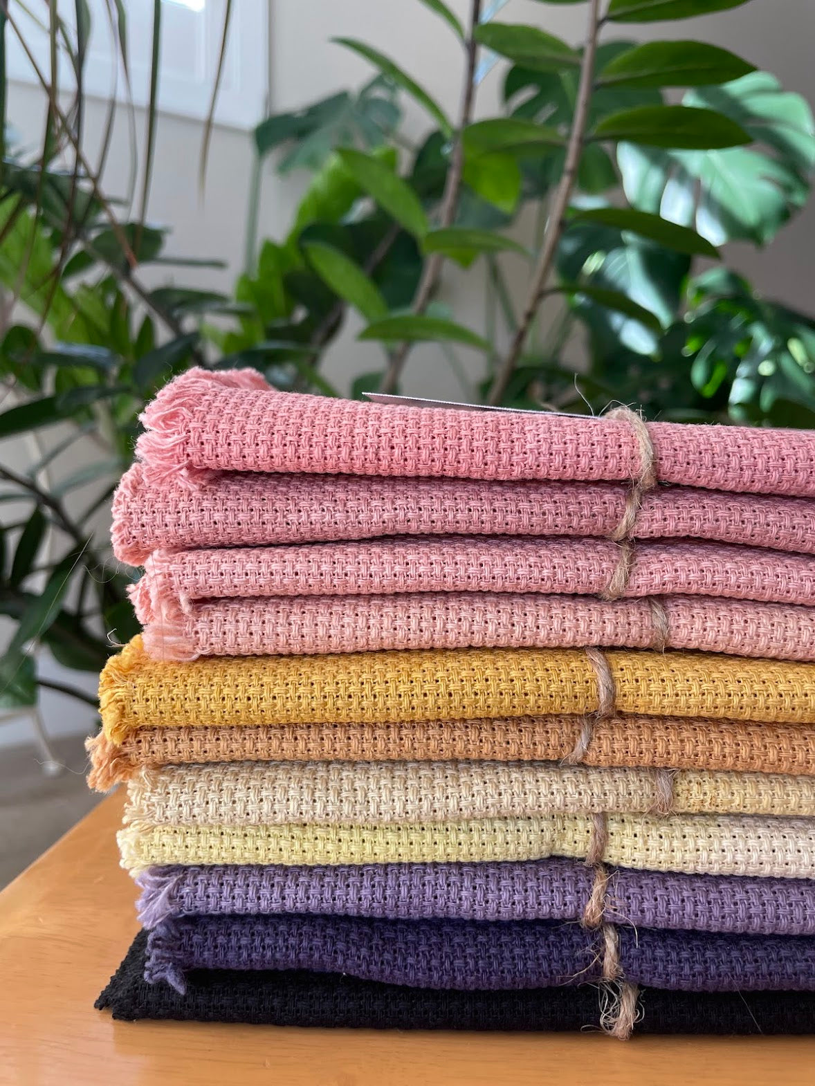 Lavender Sunrise 11 Count Soft Turkish Aida Cloth – Naturally Dyed - 13.5"