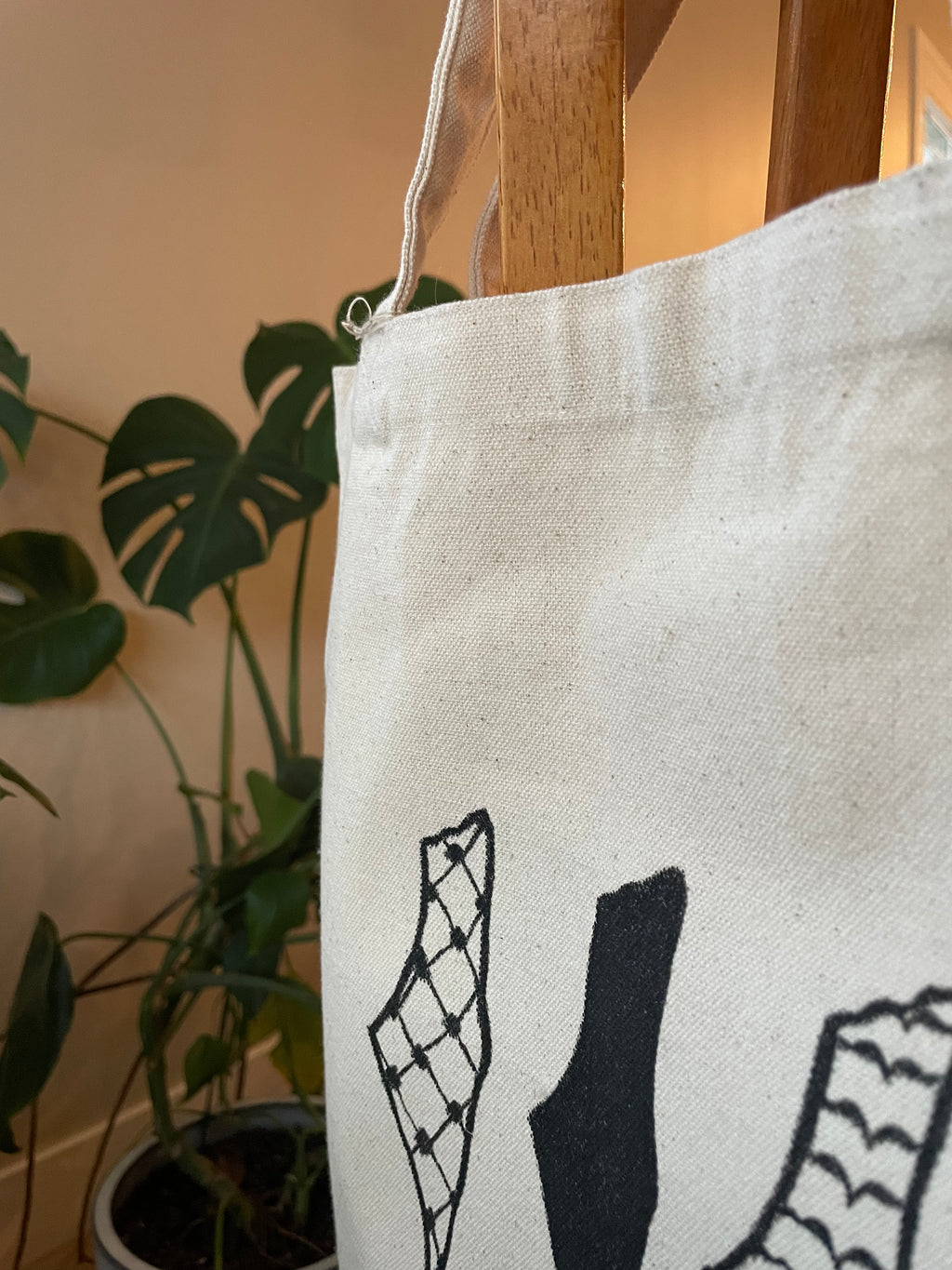 Map of Palestine Tote Bag