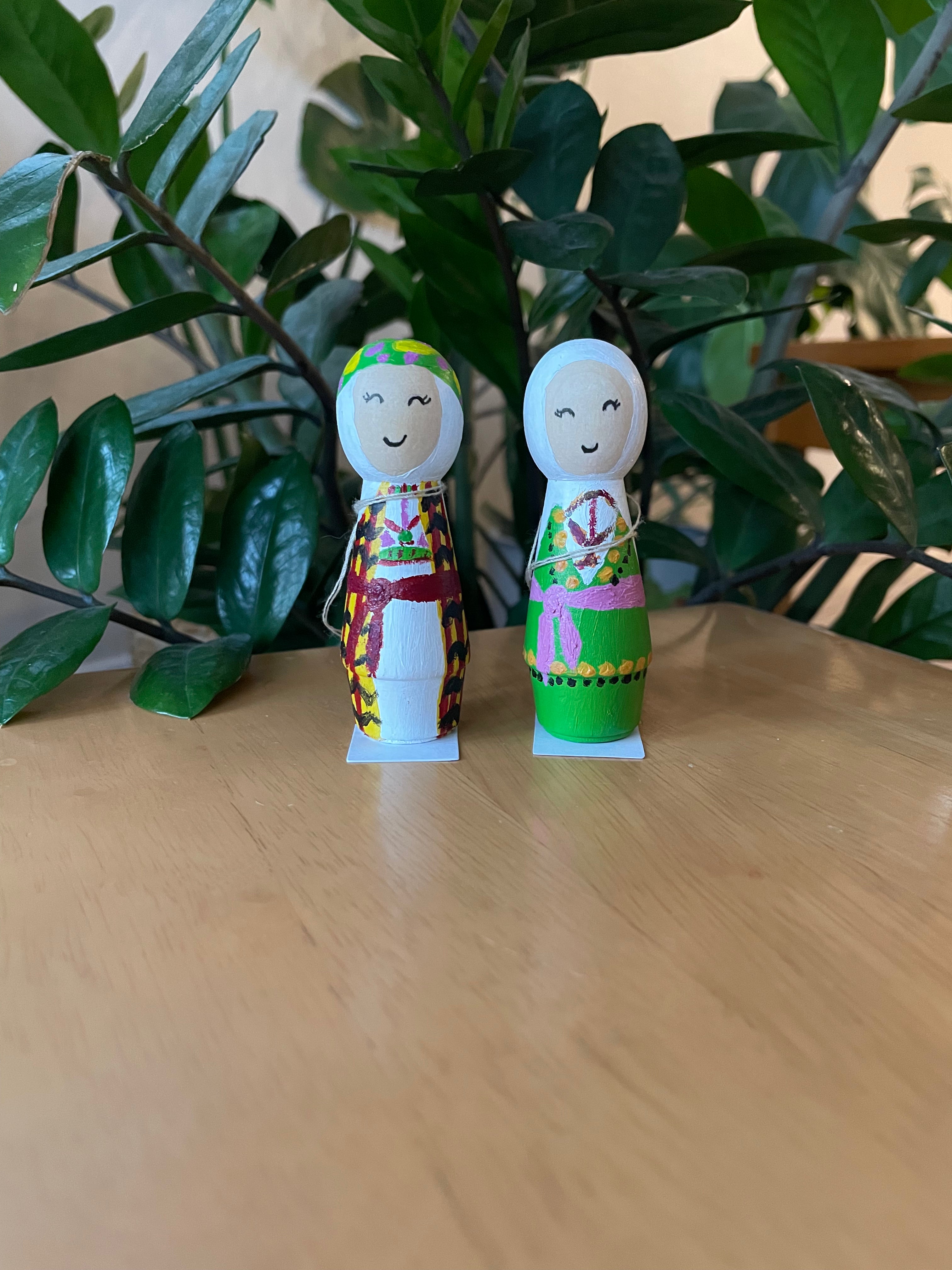 Tulkarm & Jenin Palestinian Peg Dolls