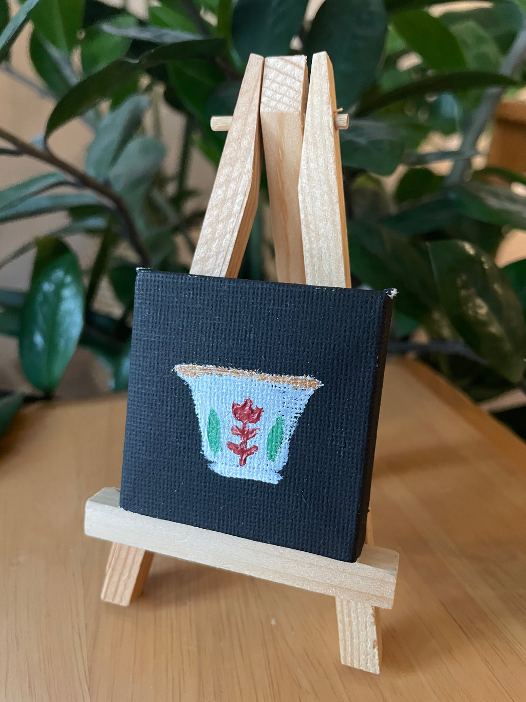 Mini Arabic Coffee Cup Painting