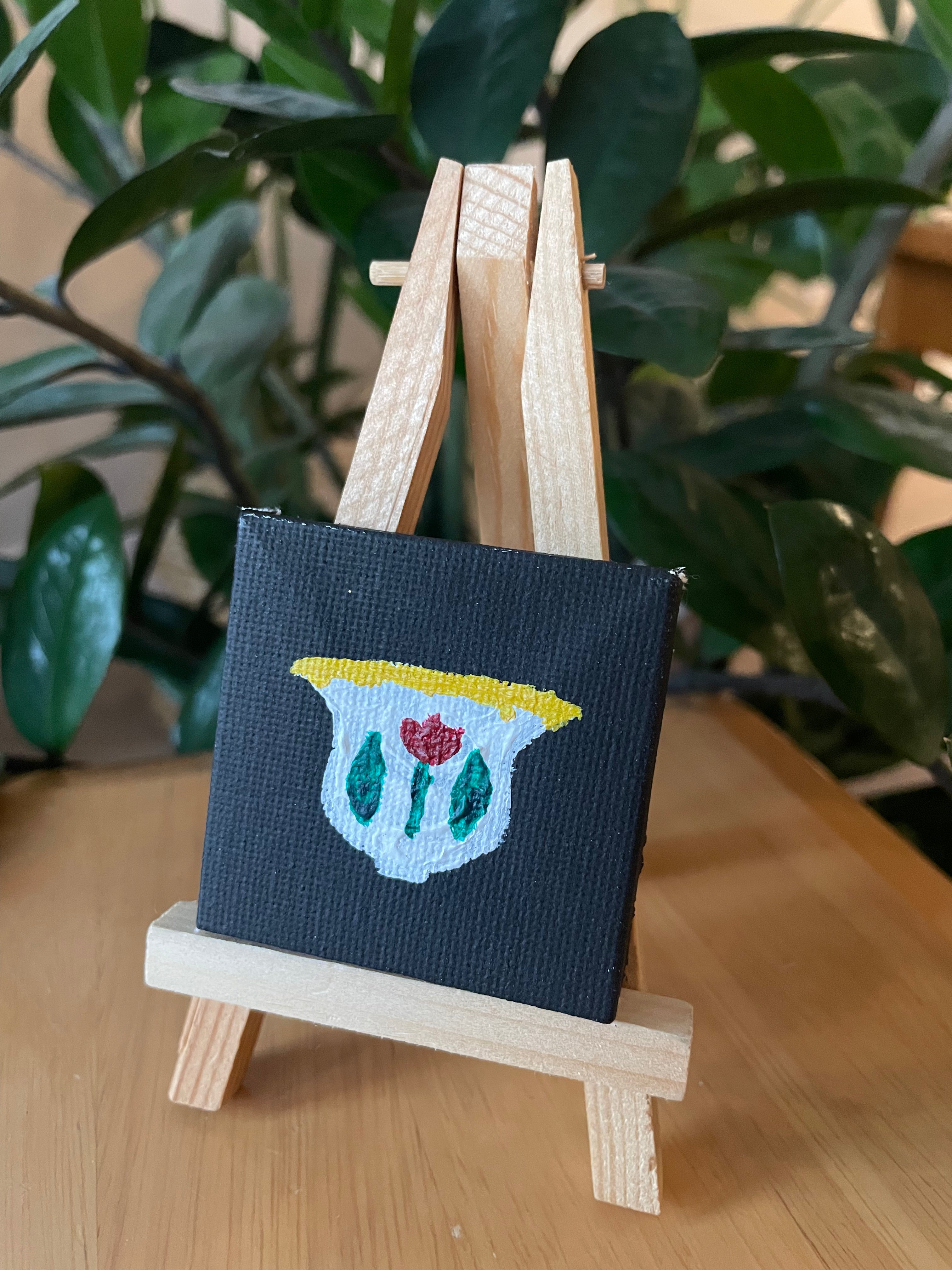 Mini Arabic Coffee Cup Painting