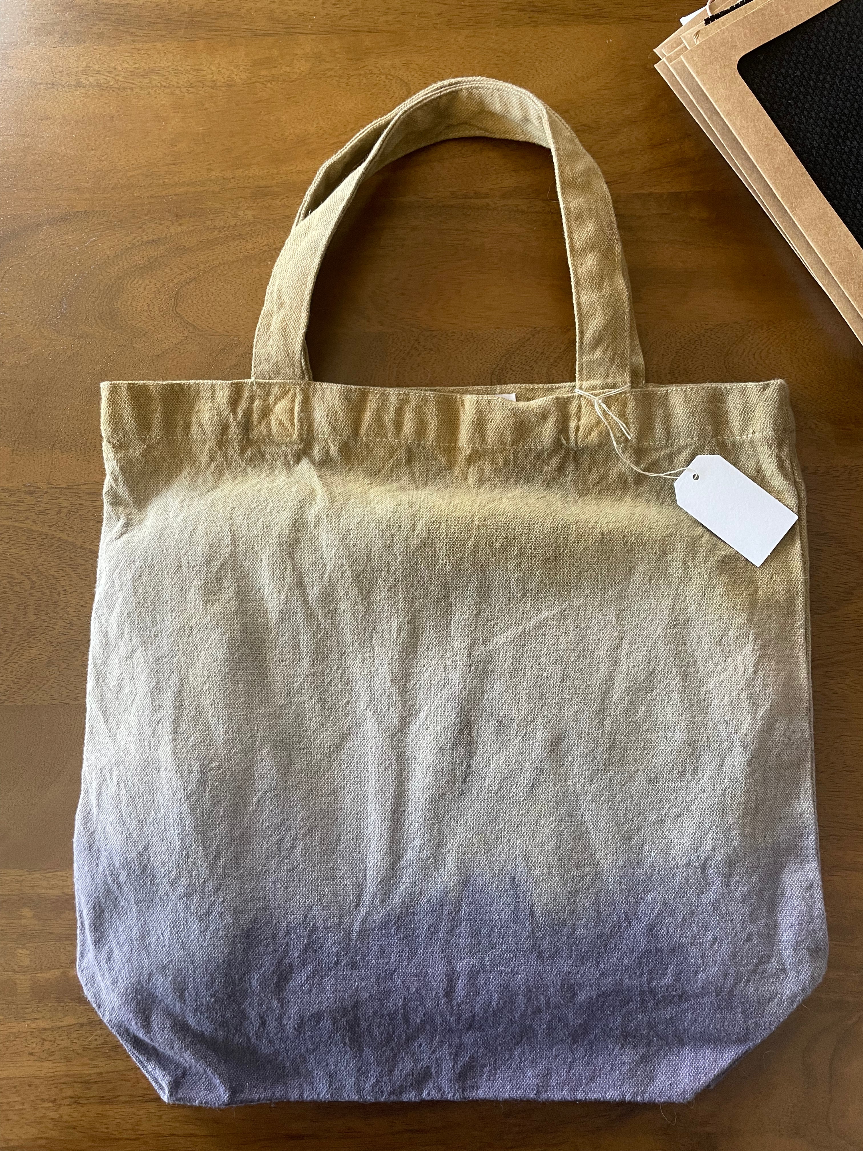 Naturally-Dyed Ombre Tote Bag