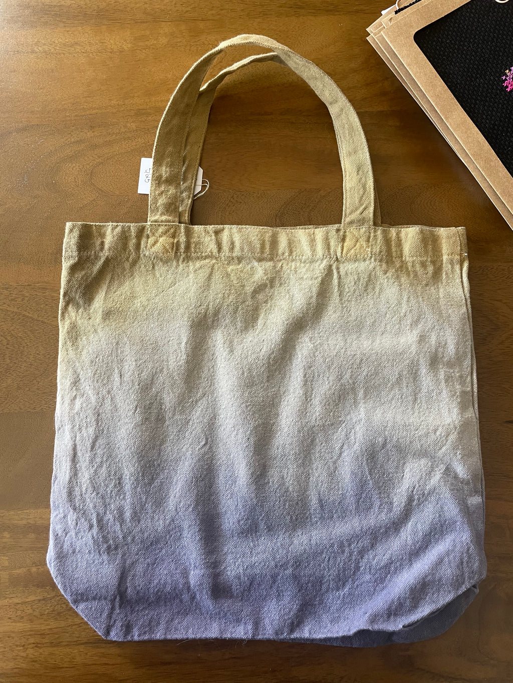 Naturally-Dyed Ombre Tote Bag