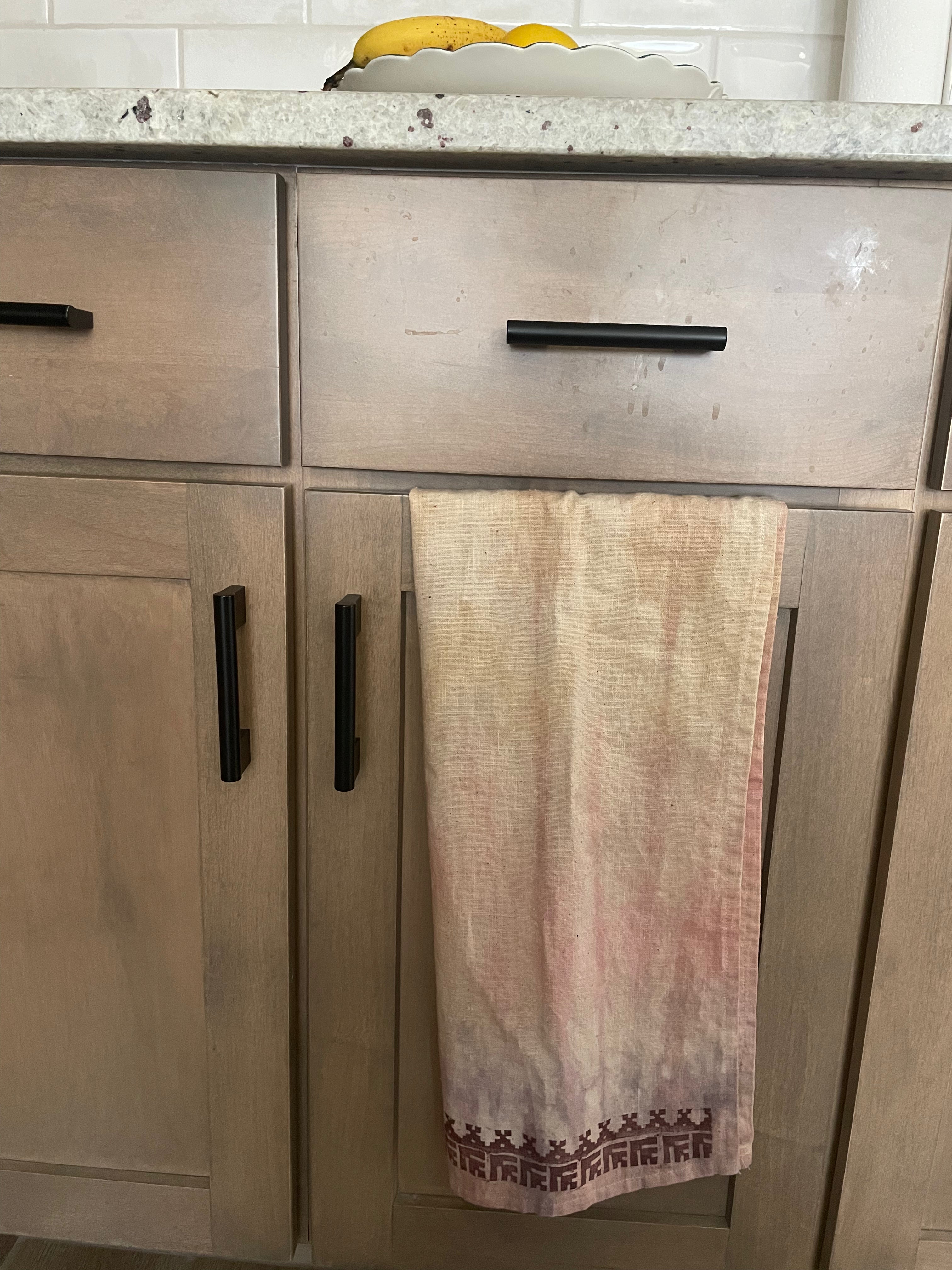 Block Printed & Naturally-Dyed Tulkarm Tea Towel