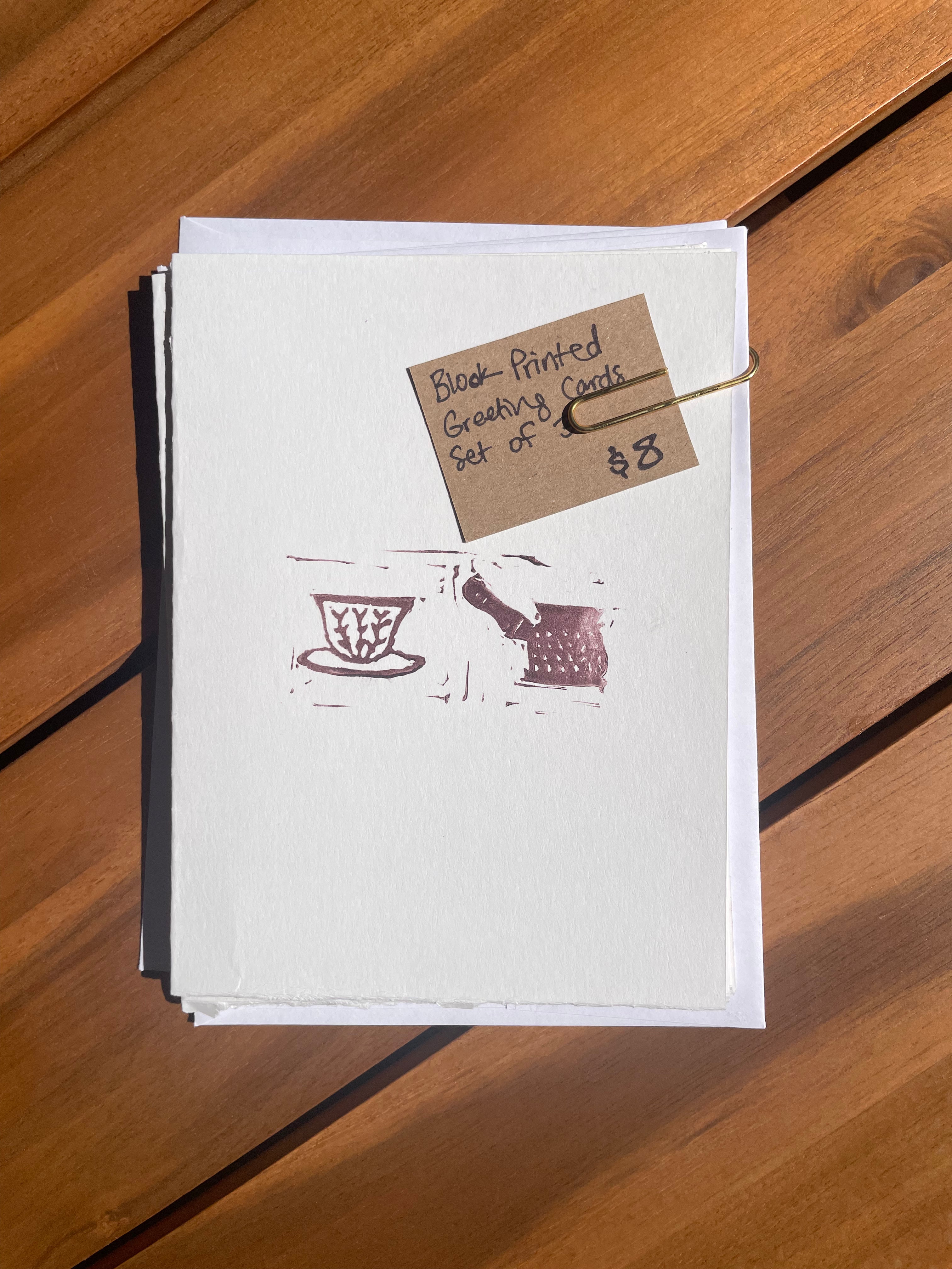 Arabic Coffee Greeting Cards - Set of 3