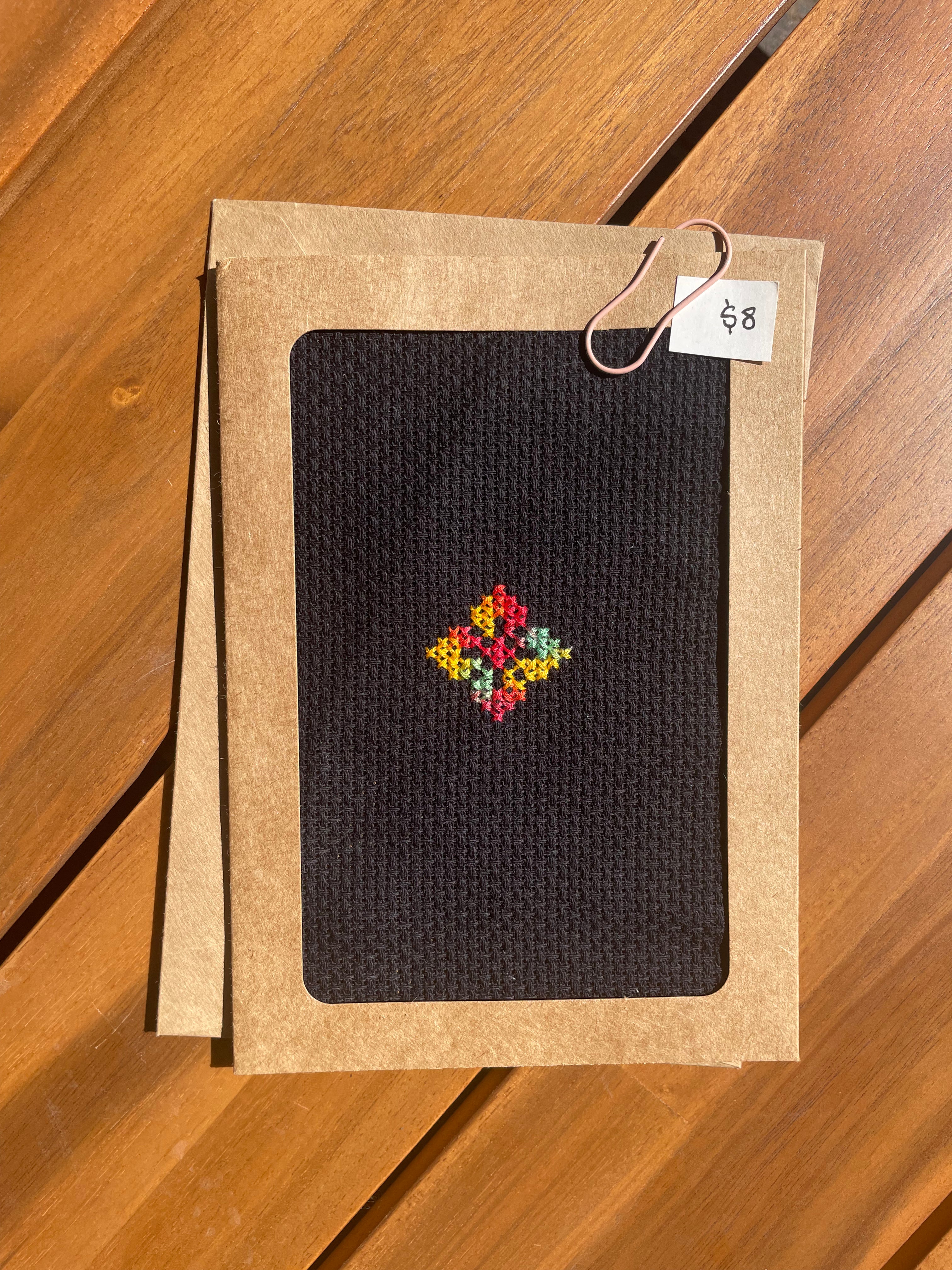Tulkarm Flowers Tatreez Greeting Cards