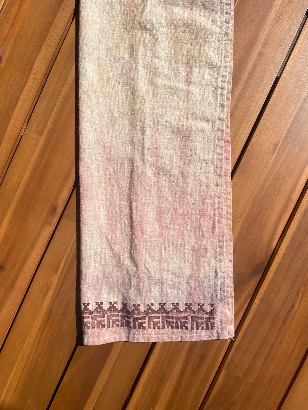 Block Printed & Naturally-Dyed Tulkarm Tea Towel