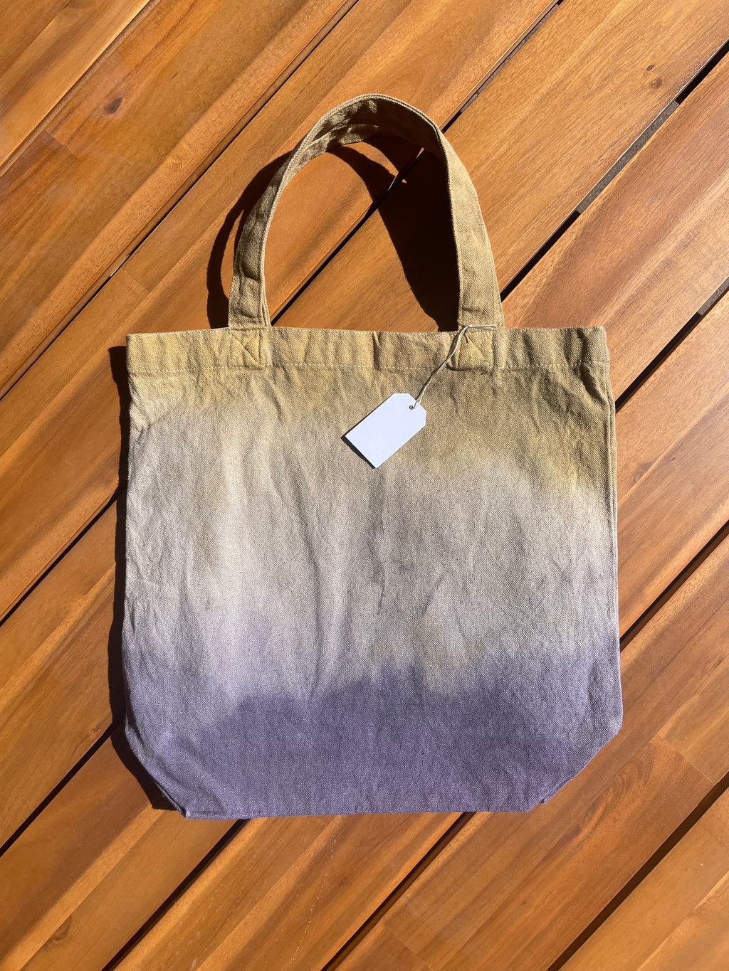 Naturally-Dyed Ombre Tote Bag