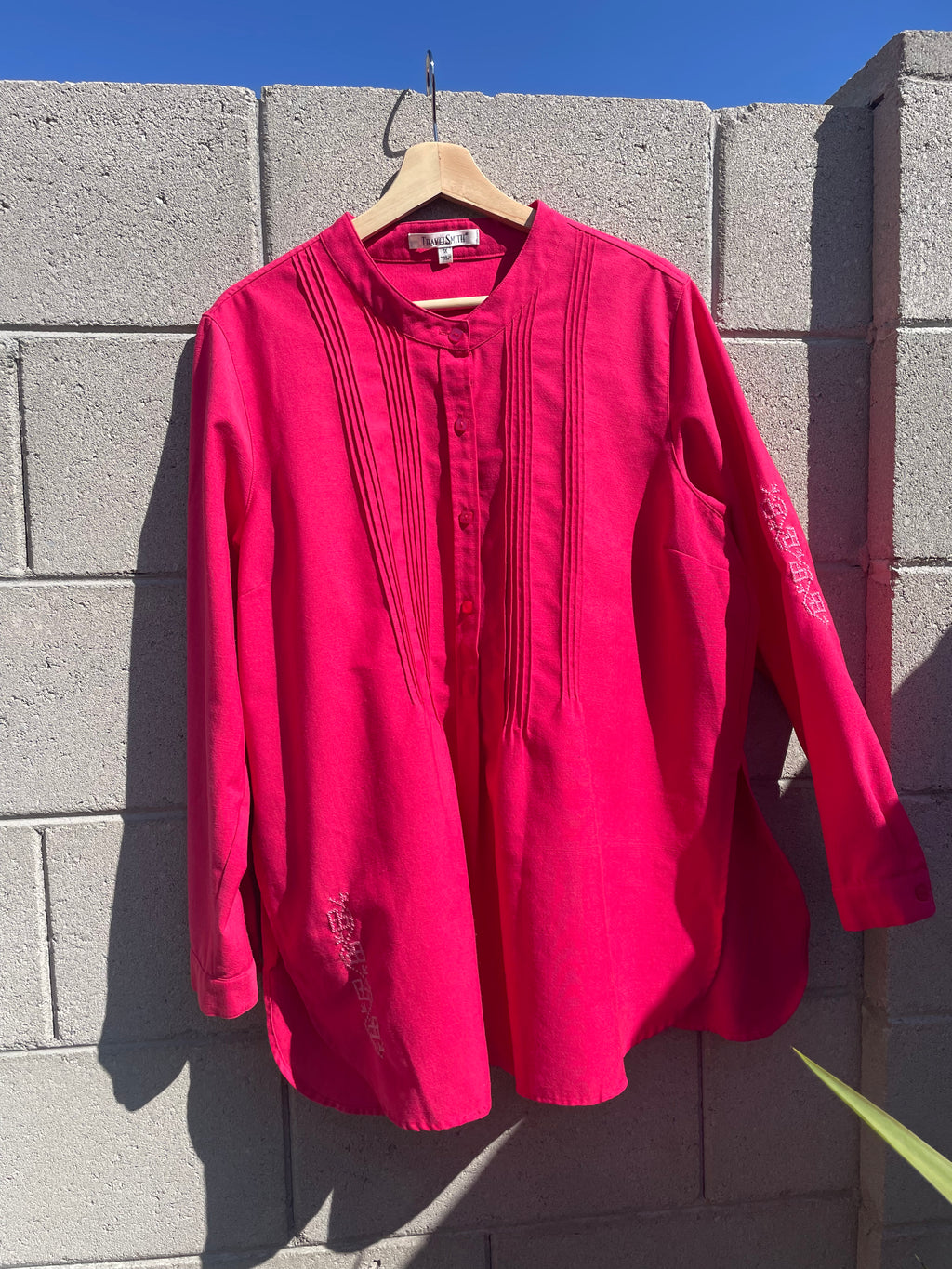 Upcycled Pink Tulkarm Tatreez Shirt