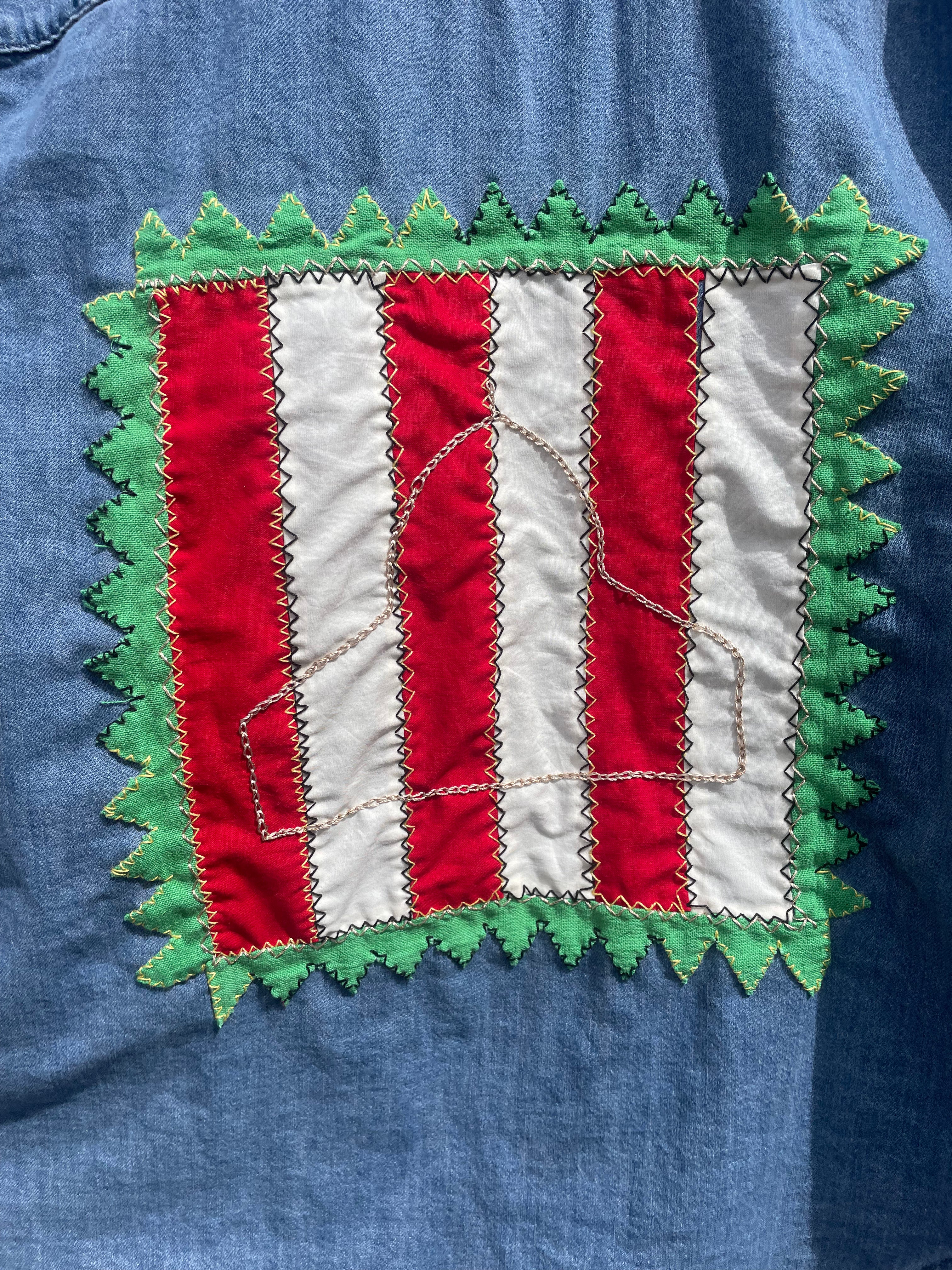 Upcycled Sharqawi Denim Jacket
