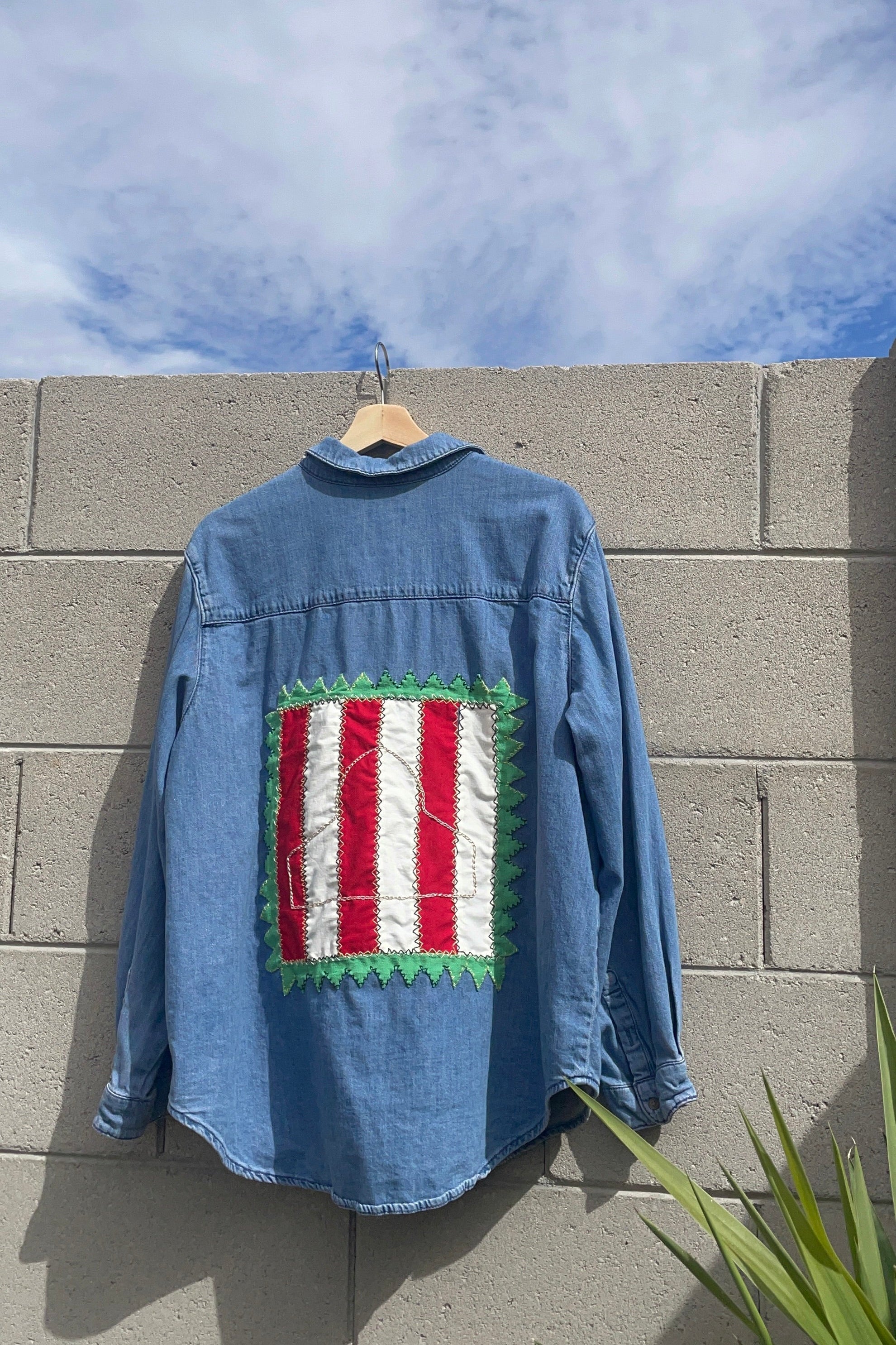 Upcycled Sharqawi Denim Jacket