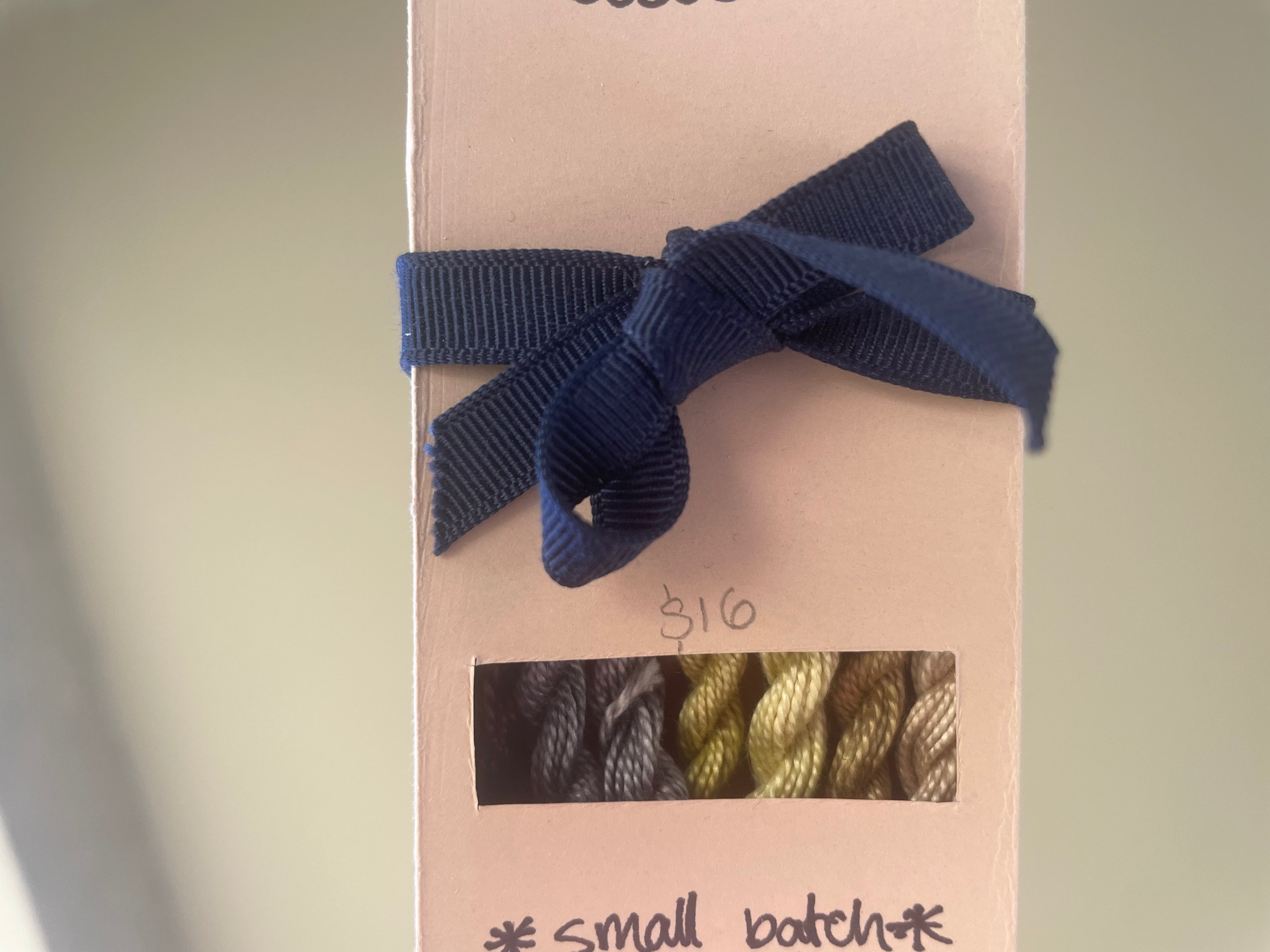 Pearl Cotton Thread Set - Cool Colors - Naturally Dyed