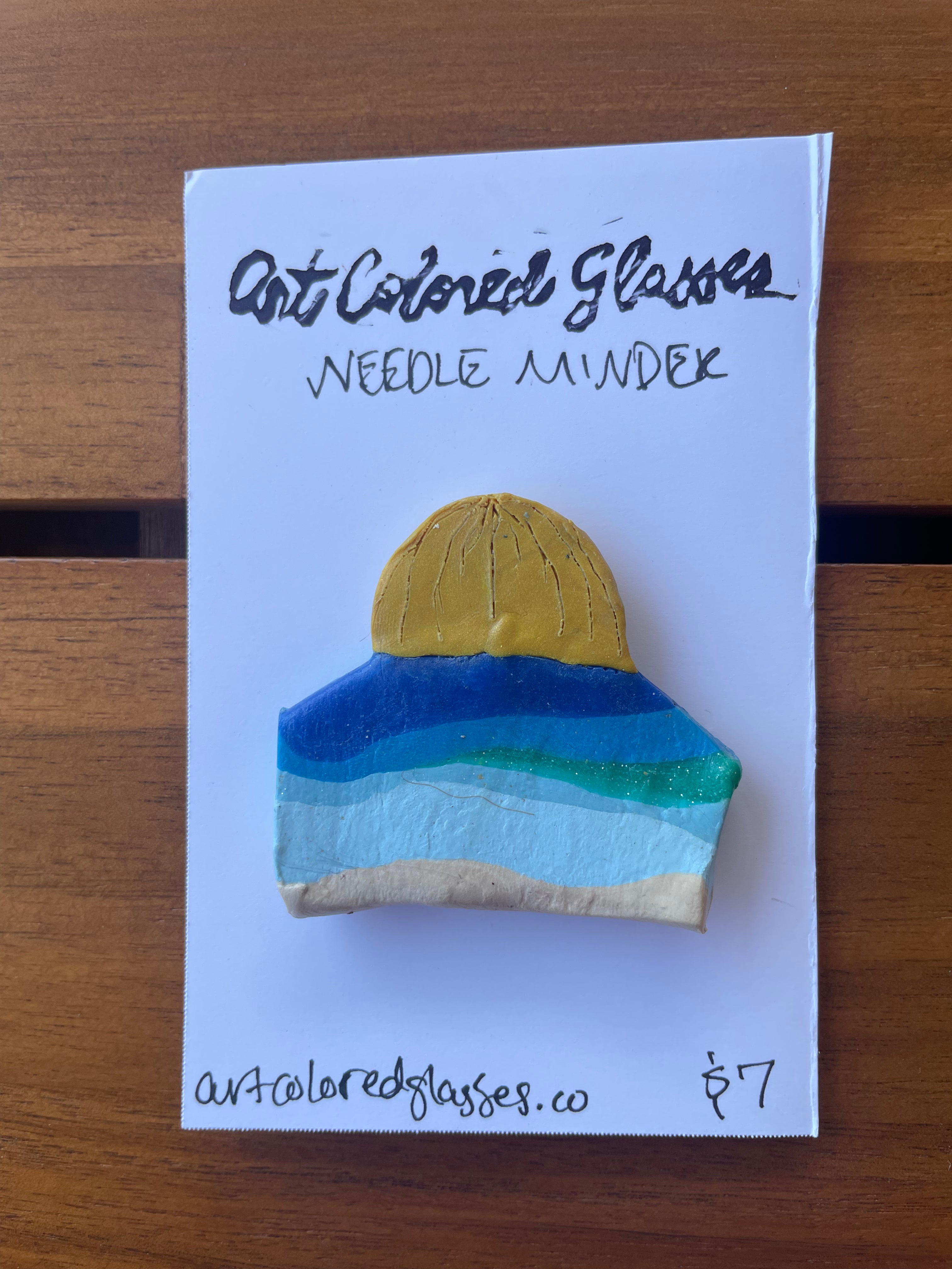 Dome of the Rock Masjid Handmade Magnetic Needle Minder