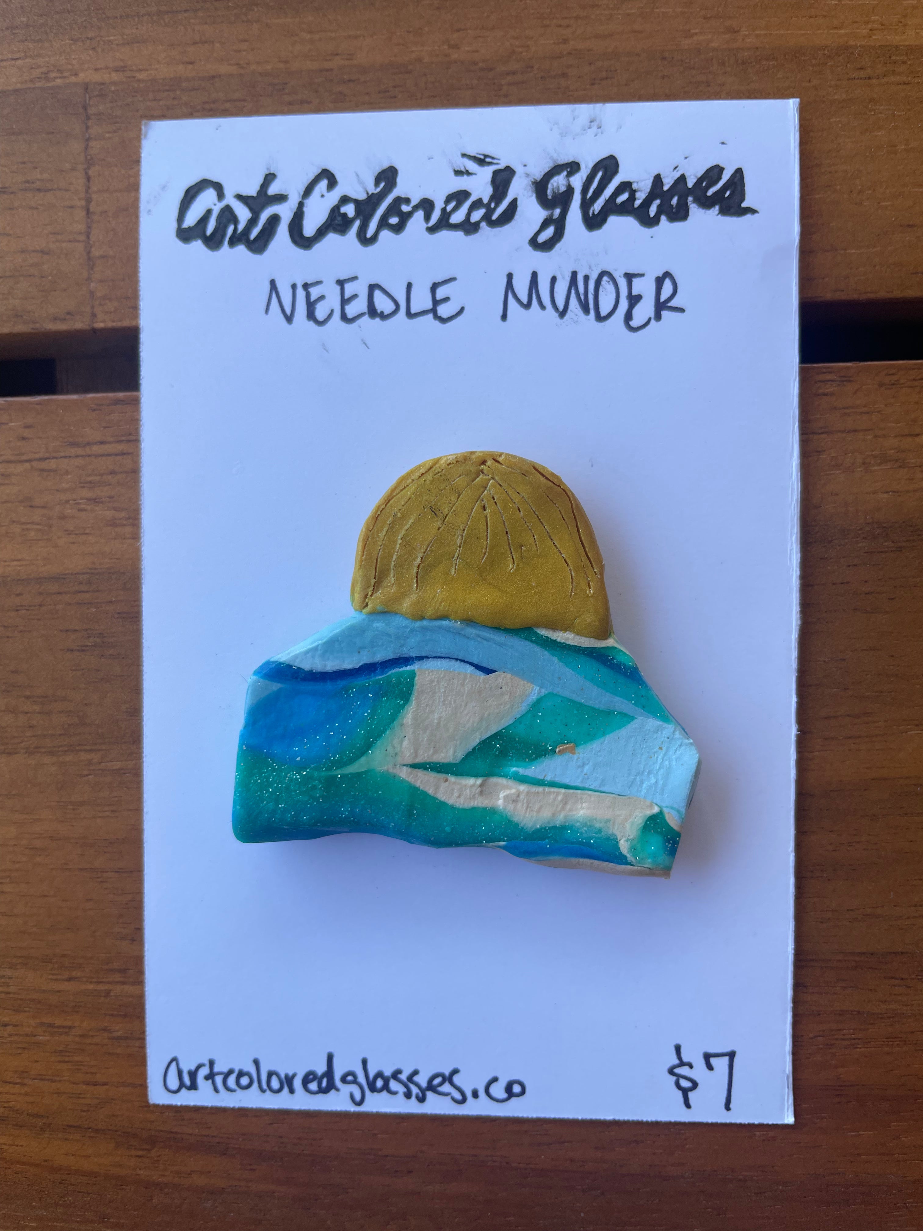 Dome of the Rock Masjid Handmade Magnetic Needle Minder