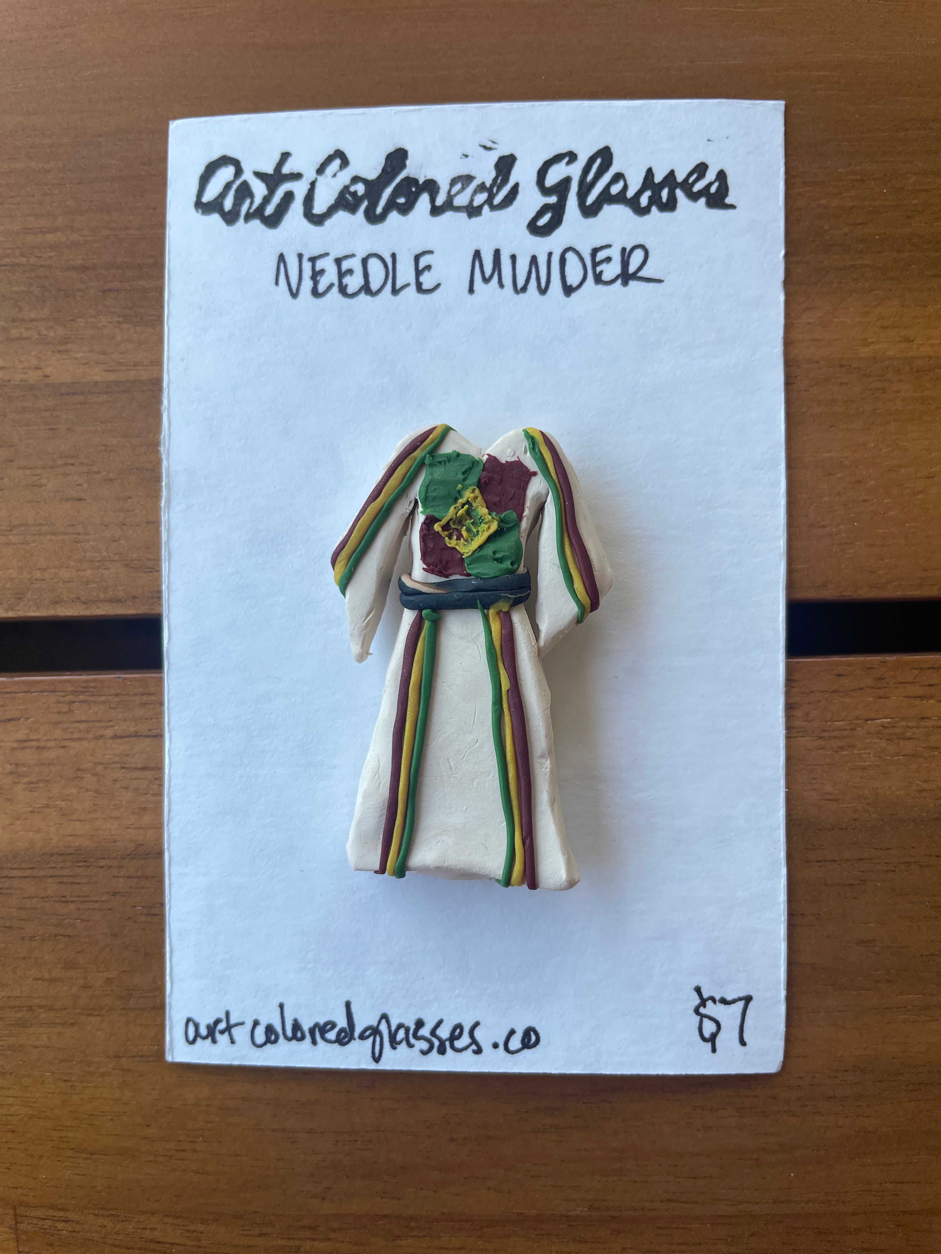 Nablus/Tulkarm Sharqawi Thobe Handmade Magnetic Needle Minder