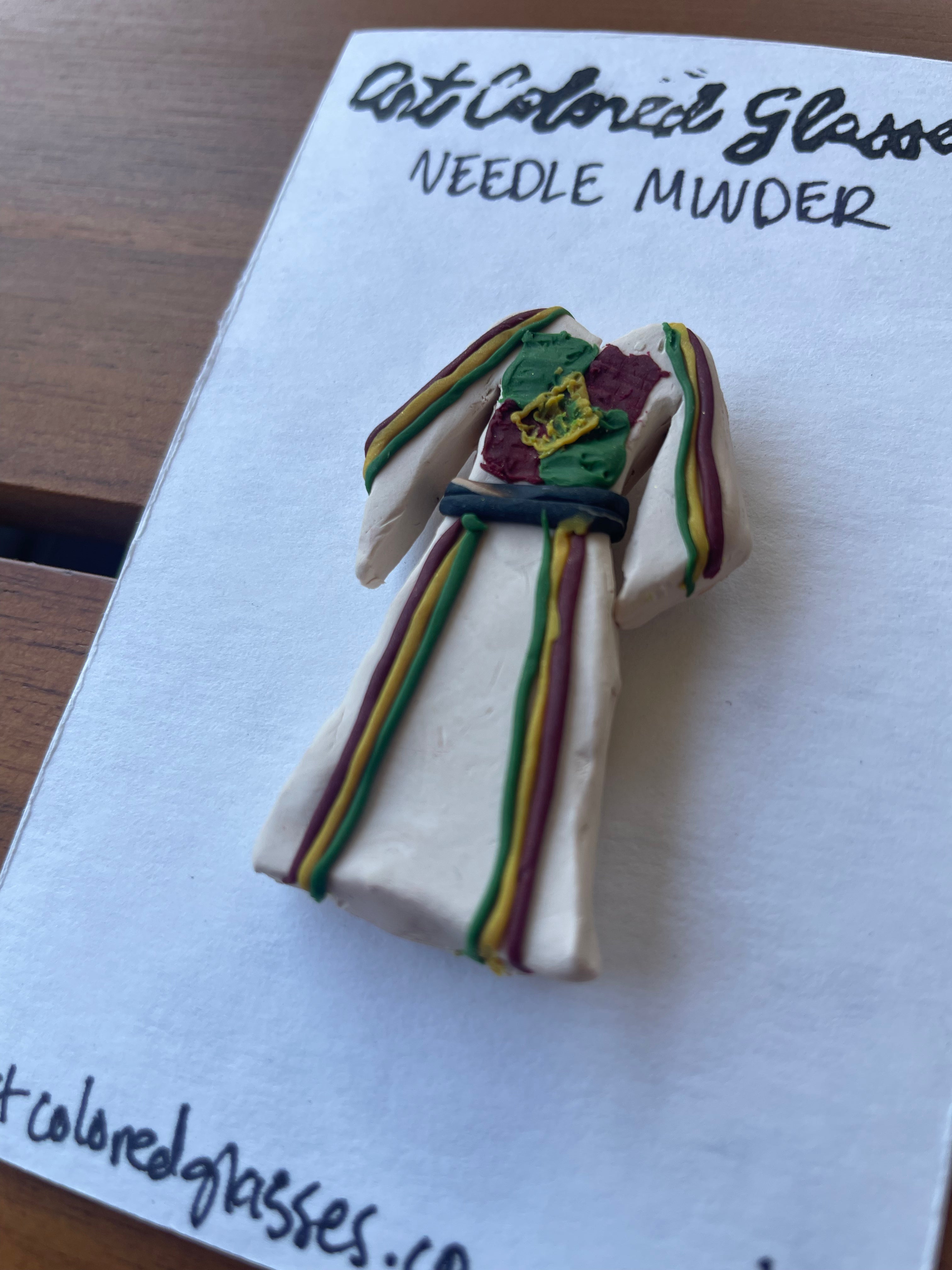 Nablus/Tulkarm Sharqawi Thobe Handmade Magnetic Needle Minder