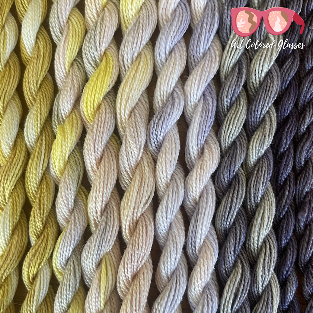 Variegated Pearl Cotton Thread – Naturally Dyed